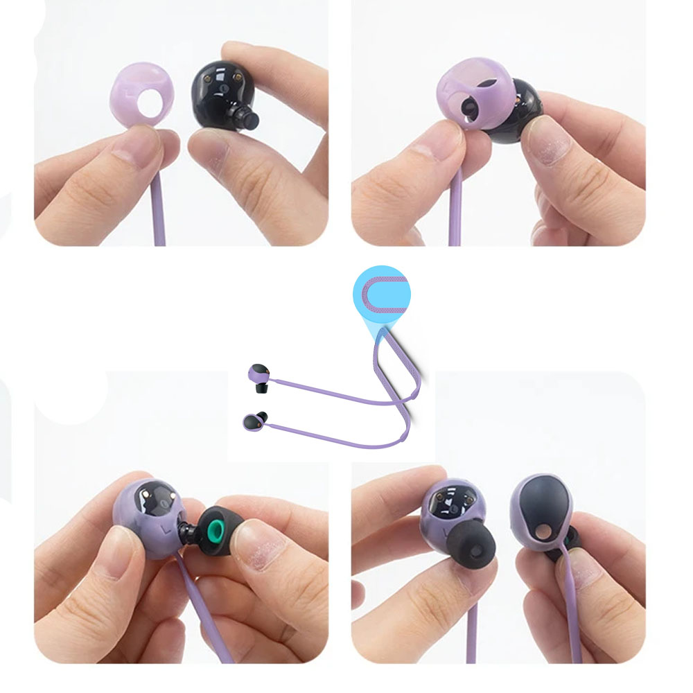 Sony Headphone Wf-1000Xm5 - Alça anti-perda para fones de ouvido
