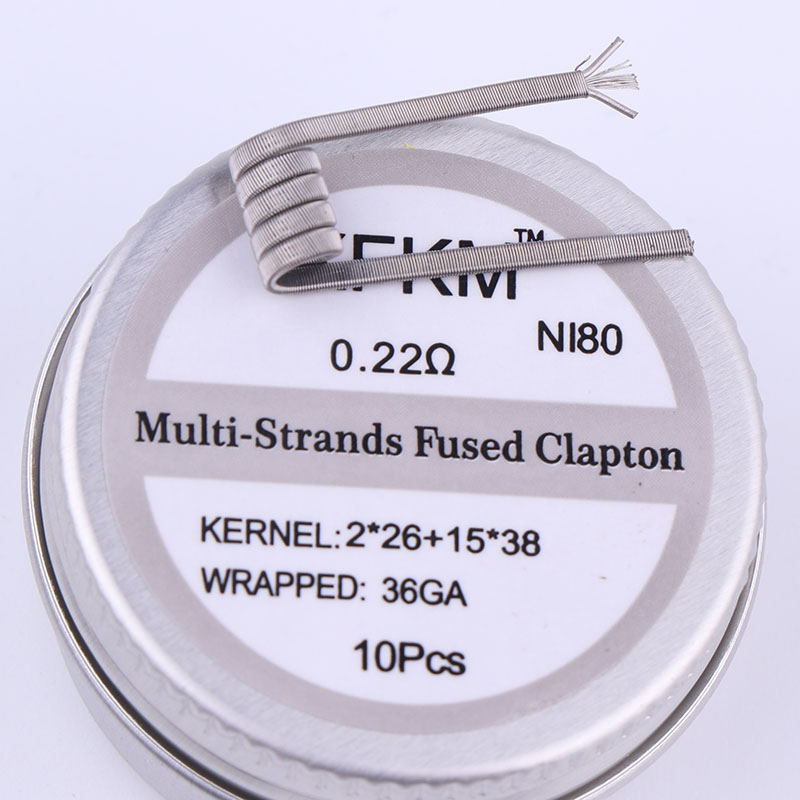 Clapton Wire Pre Built - Alta densidade Clapton pré-construídas bobinas, aquecimento