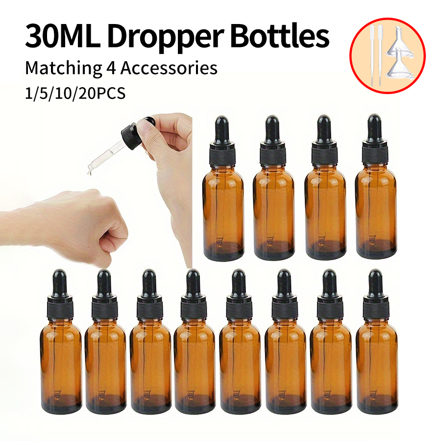 5/10/20pcs + 4 acessórios fras - Juice Bottle Dropper avaliação e preço