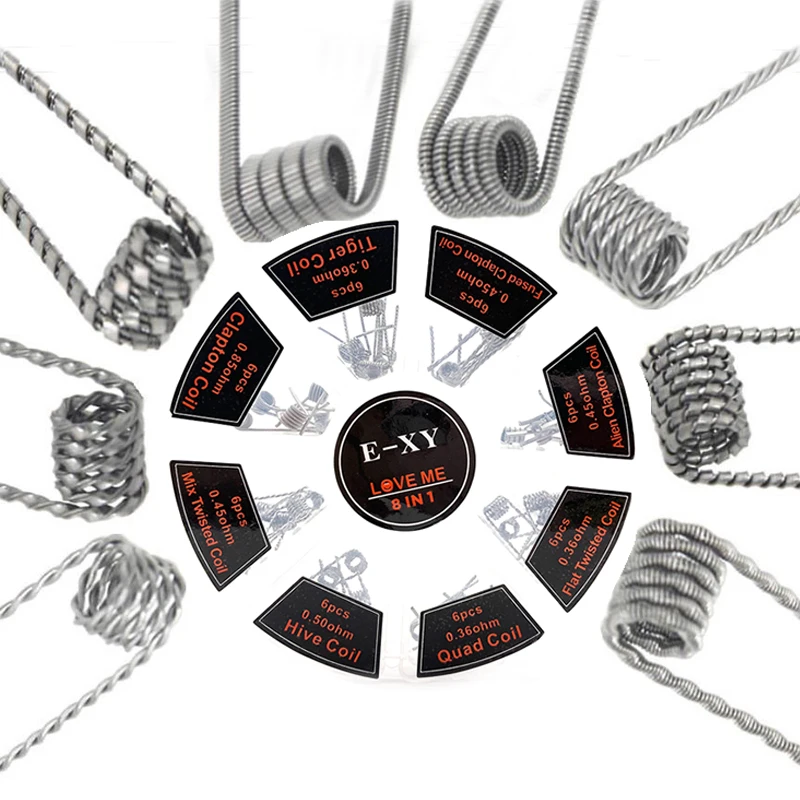 Vmiss 8 em 1 bobina pré-constr - Clapton Wire Pre Built avaliação e preço