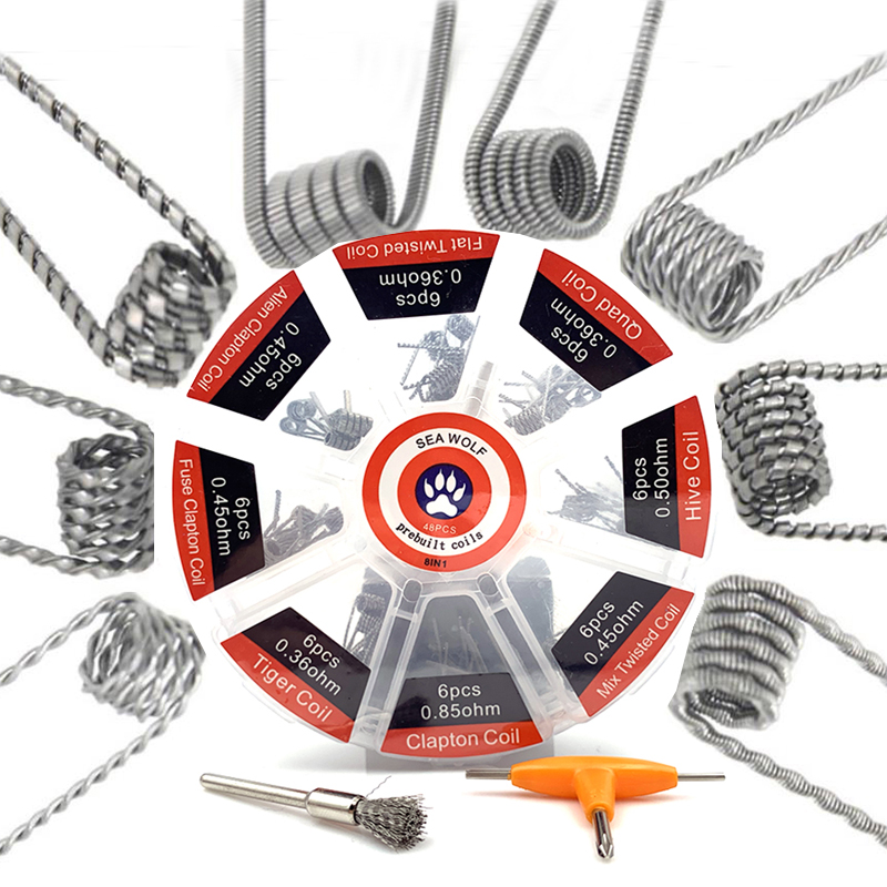 Bobina Pré-Montada 8 Tipos Ali - Clapton Wire Pre Built avaliação e preço