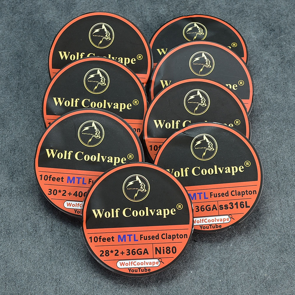 10 pés ni80/a1/ss316l mtl fund - Clapton Wire Pre Built avaliação e preço